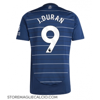 Aston Villa Jhon Duran #9 Maglia Gara Terza Repliche 2024-25 Maniche Corte